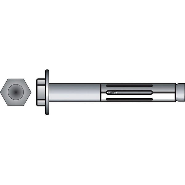 Hillman Sleeve Anchor, 3/8" Dia., 3" L, 10 PK 78743 - main